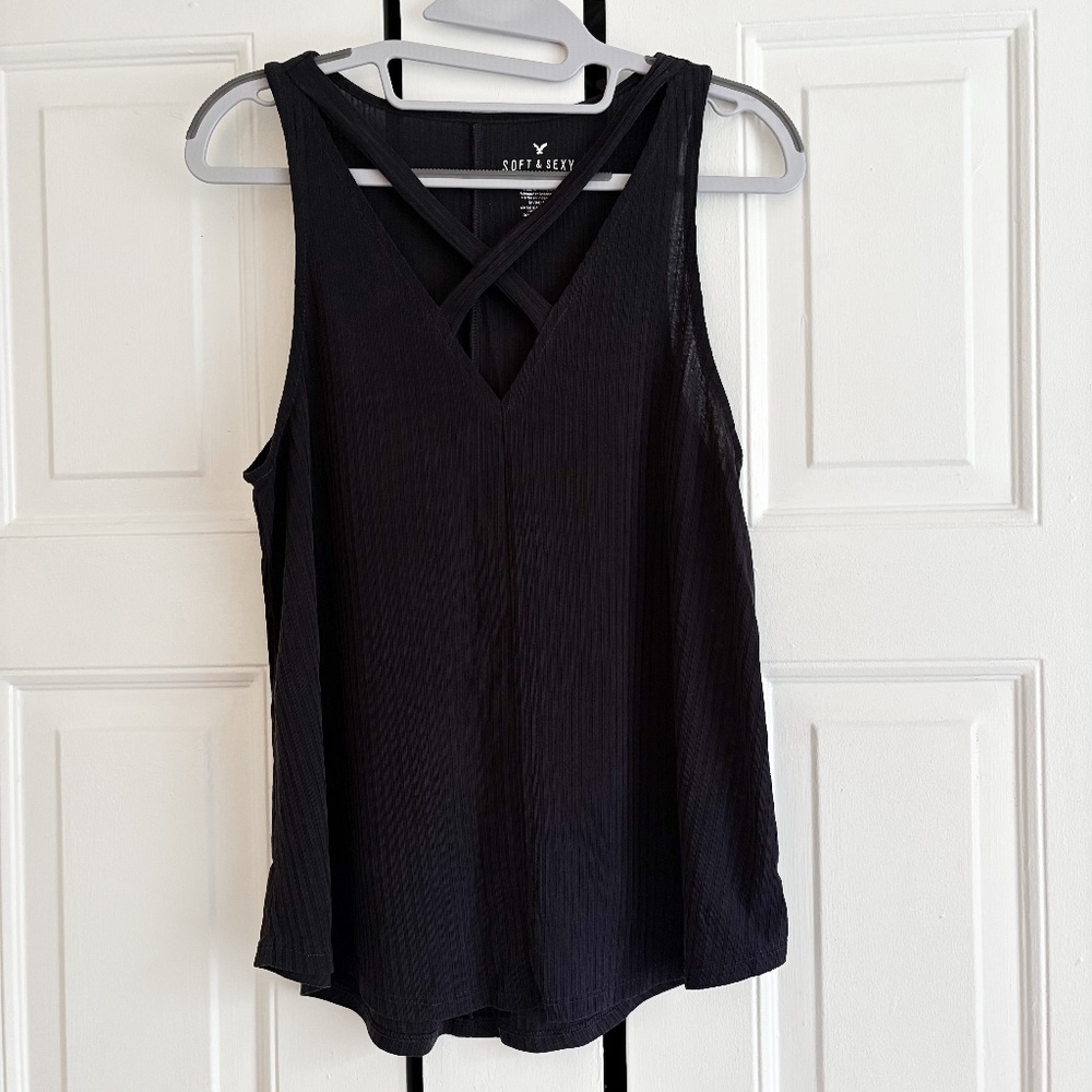 American Eagle Soft & Sexy Sueded Tank Top
